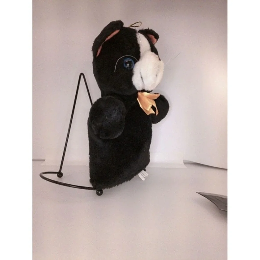 Vintage Black‎ Cat Hand Puppet Plush by Best Made Toys Toronto Canada 10